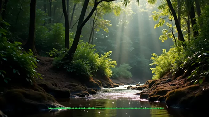 10 Heures Bruit Blanc de Forêt - Chants d'Oiseaux et Ruisseau | Sons Naturels pour Dormir | Méditation et Concentration | Ambiance Apaisante