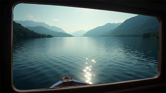[10 Heures] Sons des Vagues du Lac depuis un Bateau | Bruit Blanc Naturel | Aide au Sommeil | Méditation | Relaxation