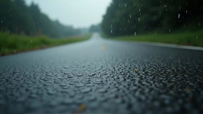[10 Heures] Sons de Pluie sur Route Paisible | Bruit Blanc Naturel Pur | Aide au Sommeil | Concentration | Méditation | Anti-bruit | ASMR